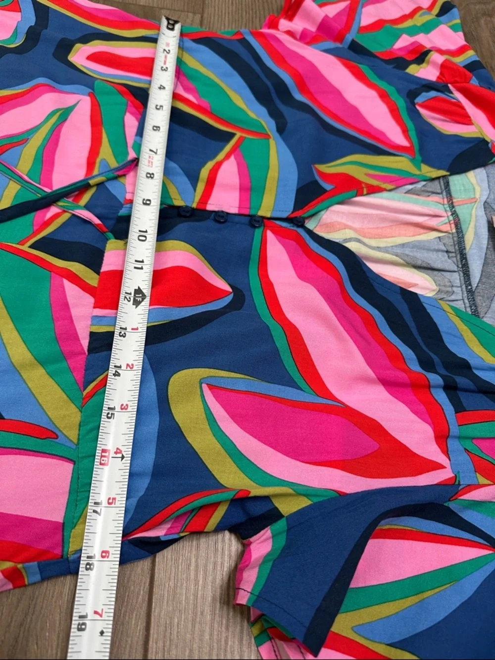 White Closet Elements Abstract Multicolor Floral Maxi Dress Pink Blue Size Small - Picture 8 of 11